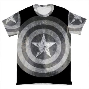 Grey America AOP T-shirt Tee