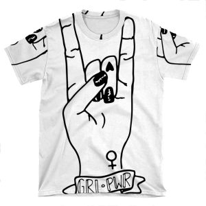 Grl Pwr AOP T-shirt Tee