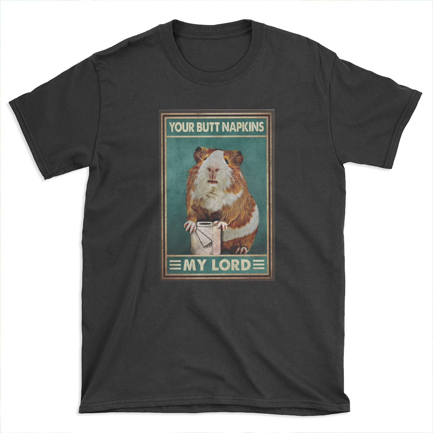 Guinea Pig Butt Napkins T-shirt Tee