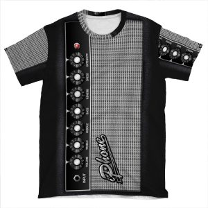 Guitar Amplifier Iphone (American Style) AOP T-shirt Tee