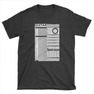 Guitar Knowledge infographics T-shirt Tee