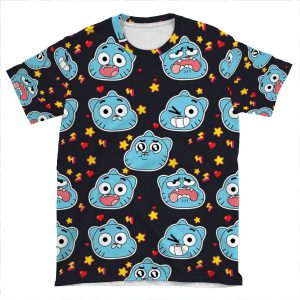 Gumball Pattern AOP T-shirt Tee