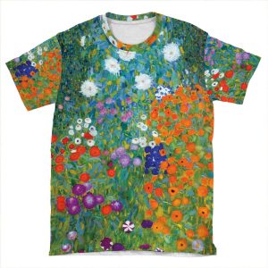 Gustav Klimt Flower Garden AOP T-shirt Tee