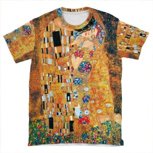 Gustav Klimt - The Kiss AOP T-shirt Tee