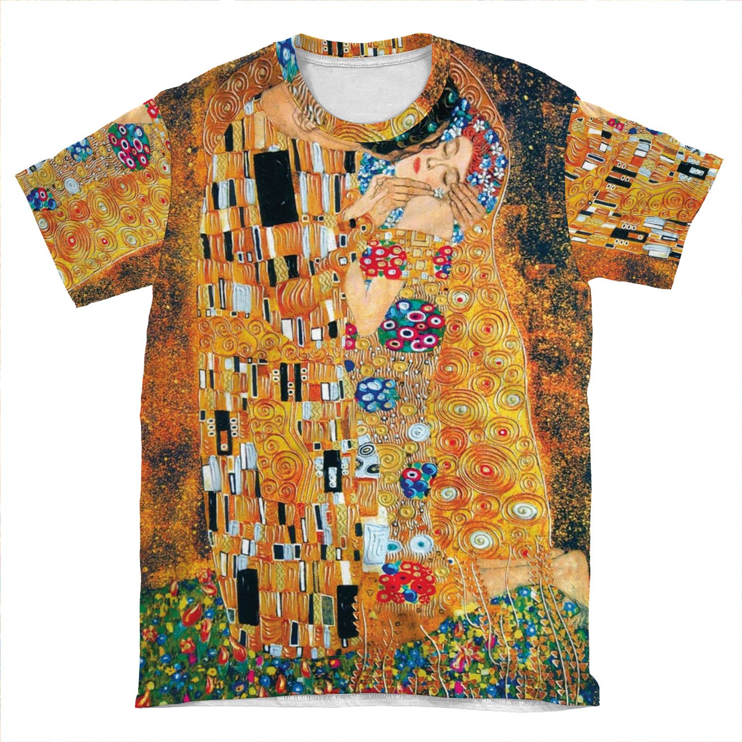 Gustav Klimt - The Kiss AOP T-shirt Tee