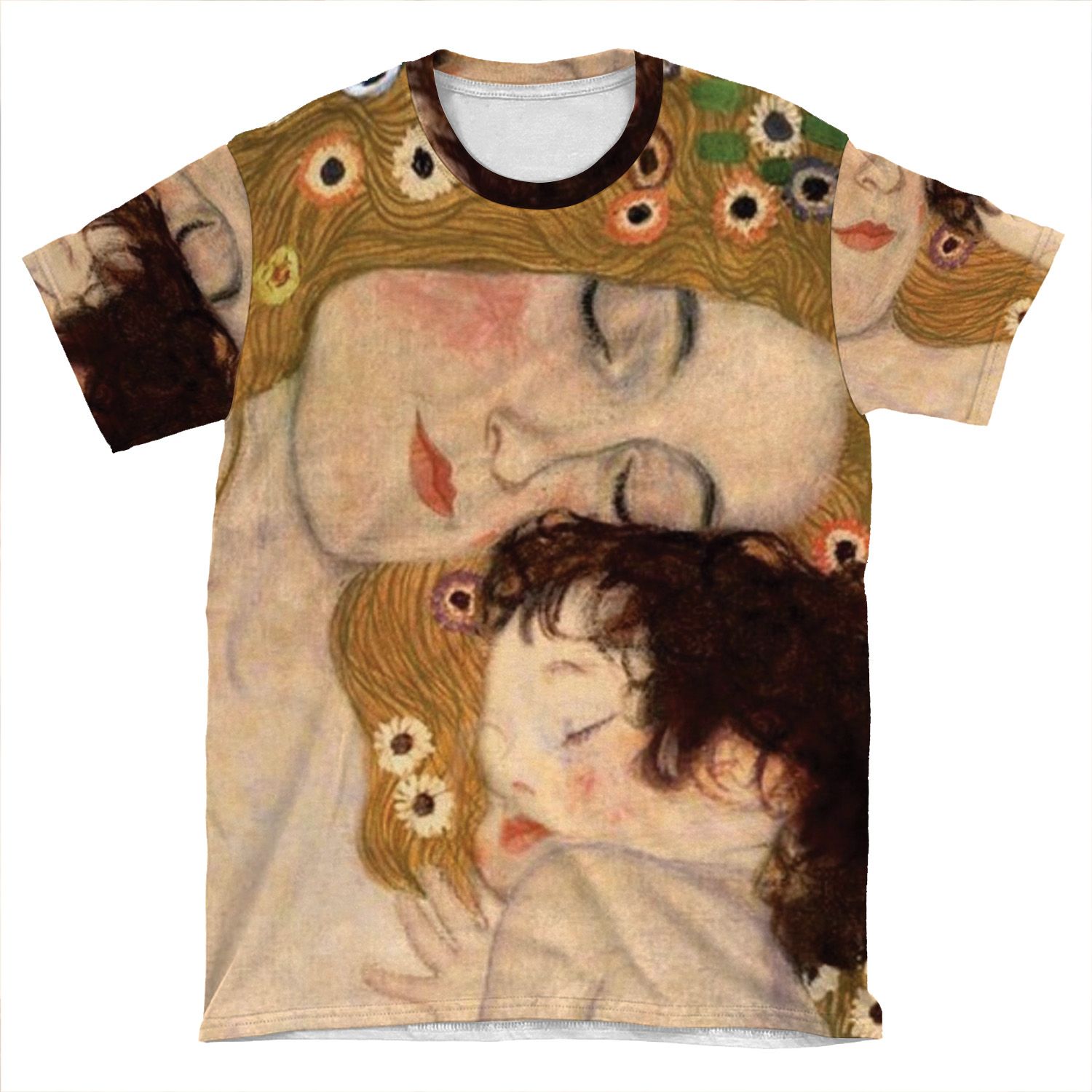 Gustav Klimt, The Three Ages Of Woman, 1905 AOP T-shirt Tee