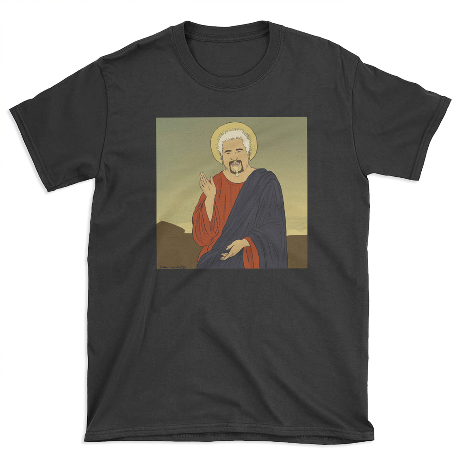 Guy Fieri Jesus T-shirt Tee