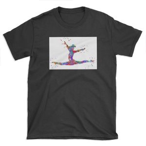 Gymnastics girl, watercolor gymnastics T-shirt Tee