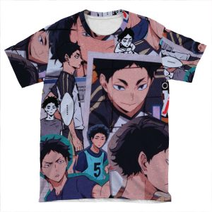 Haikyu!! - Akaashi Phone AOP T-shirt Tee