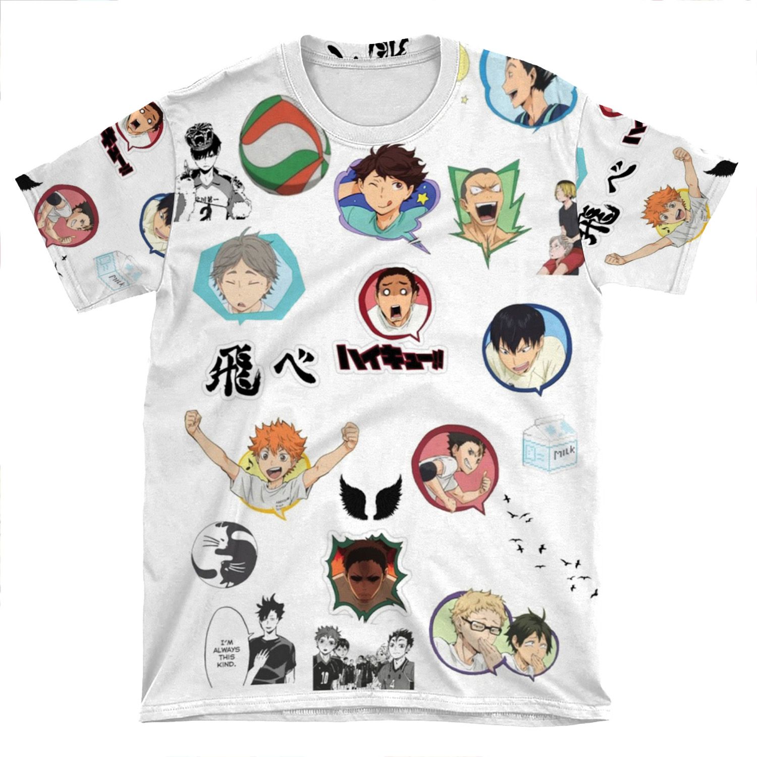 Haikyuu!! AOP T-shirt Tee