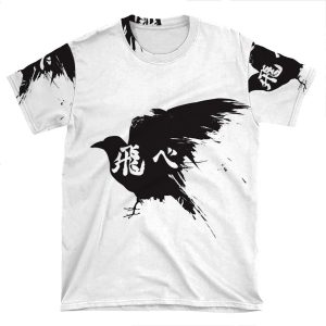 Haikyuu Crow Fly AOP T-shirt Tee