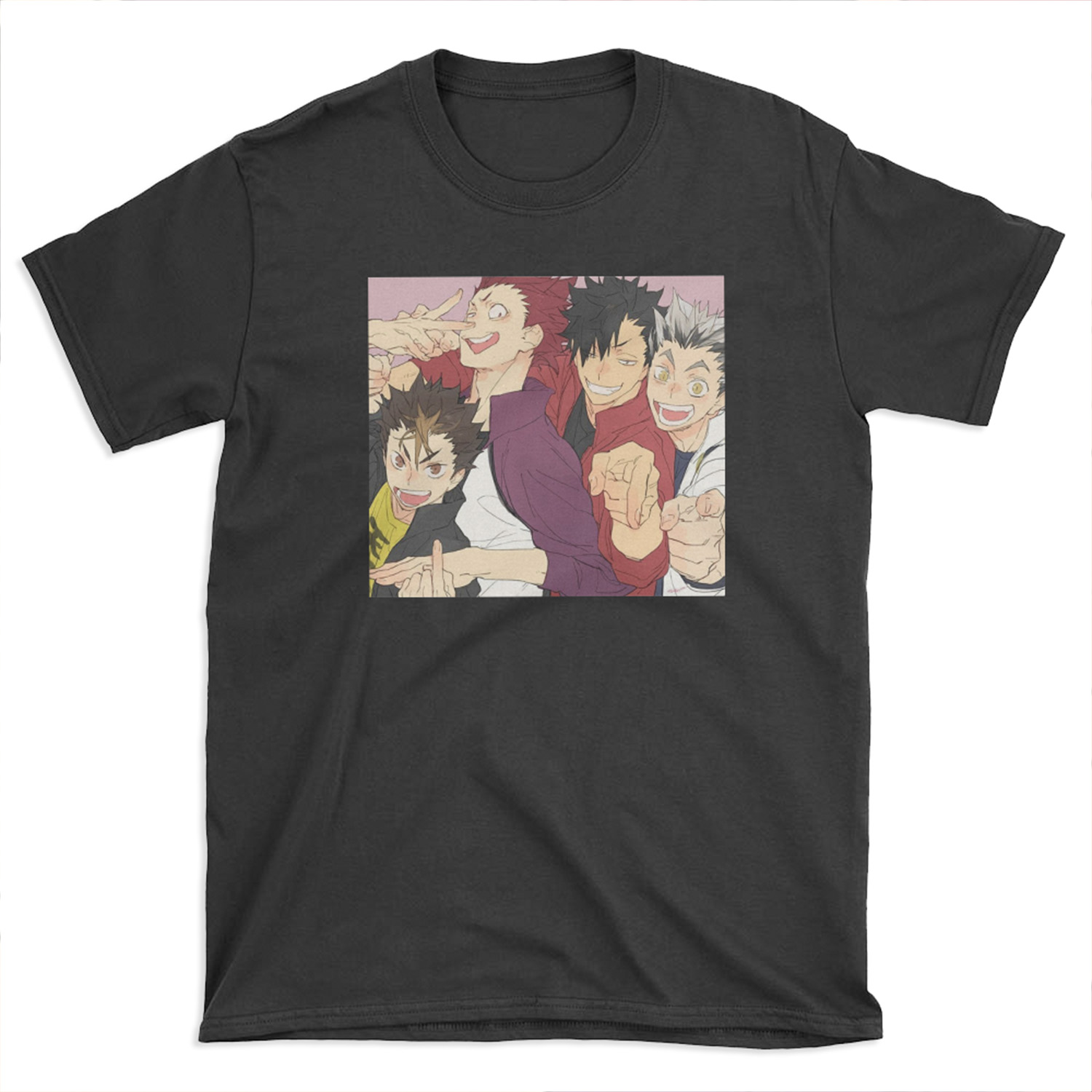 Haikyuu! Kuroo, Noya, Bokuto, Tendou T-shirt Tee
