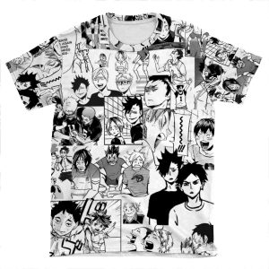 Haikyuu!! - Manga Collage AOP T-shirt Tee