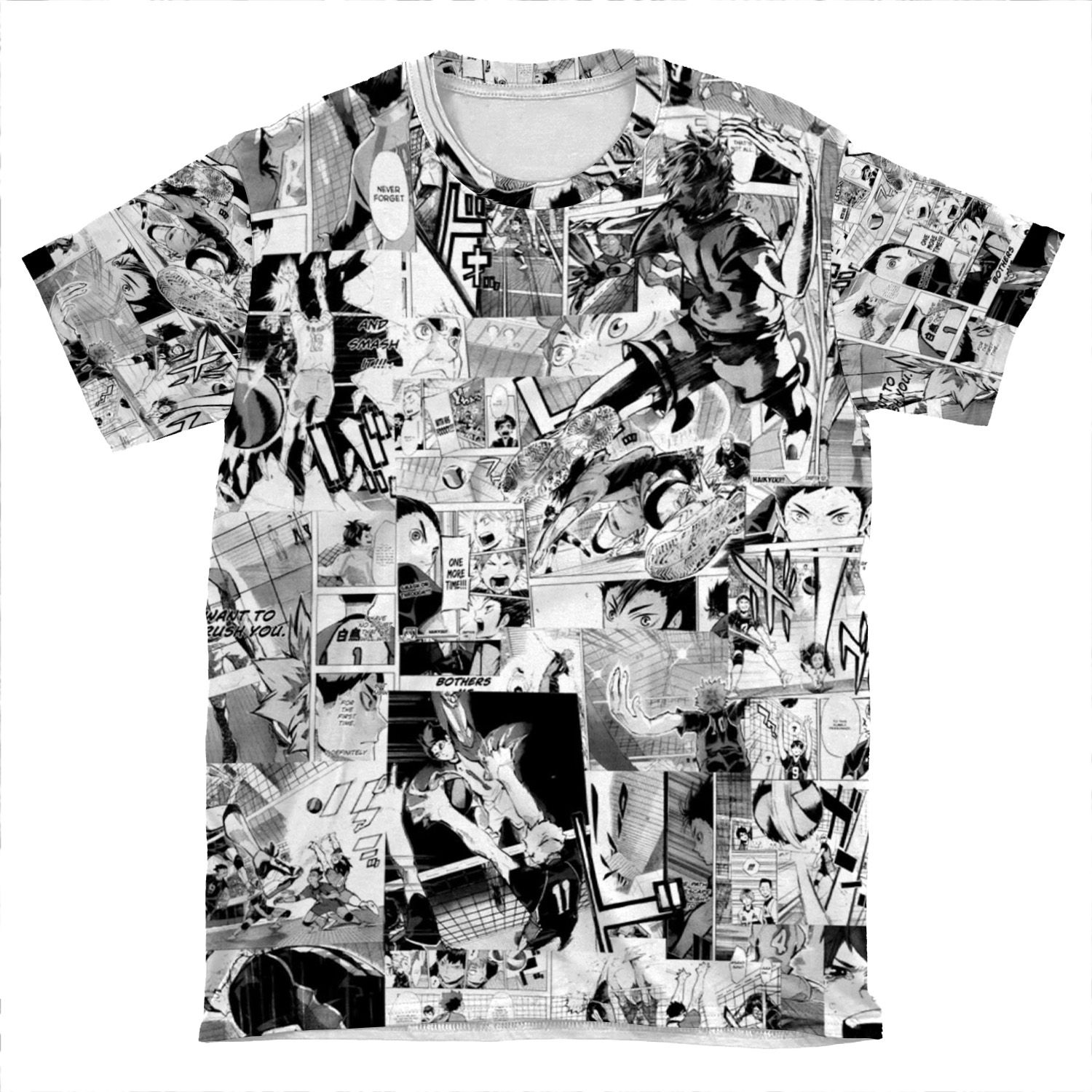 Haikyuu! Manga Collage AOP T-shirt Tee
