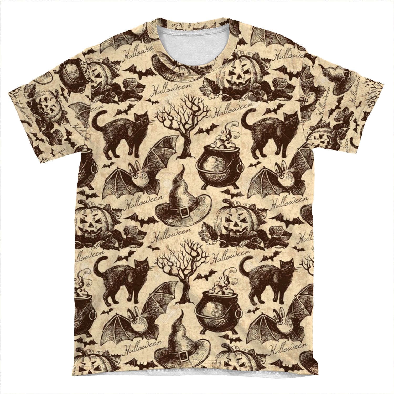 Halloween AOP T-shirt Tee