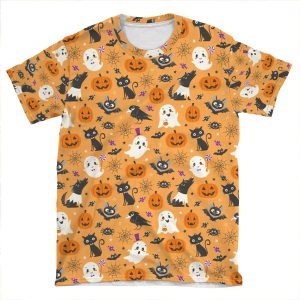 Halloween Cute Phone AOP T-shirt Tee