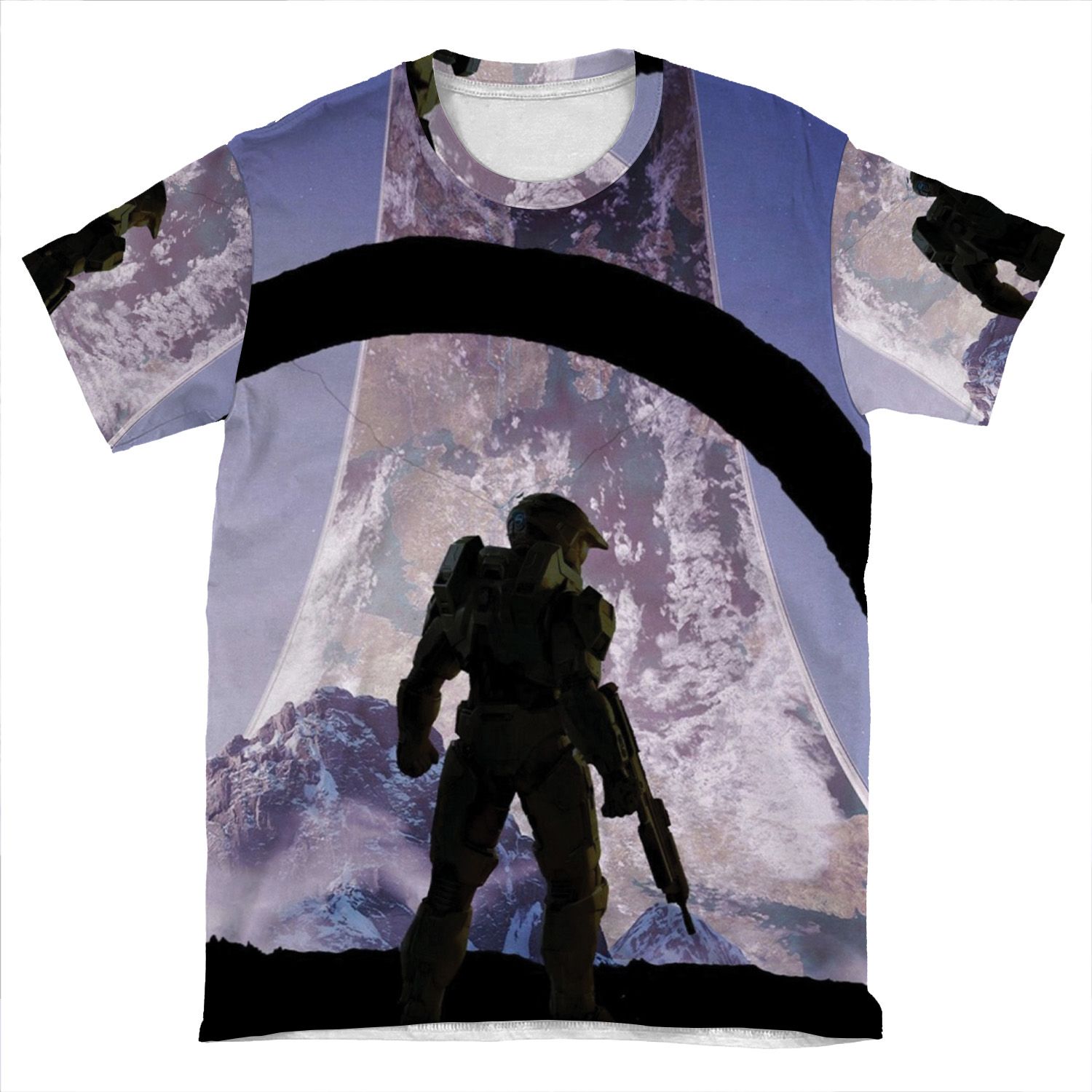 Halo Ring AOP T-shirt Tee