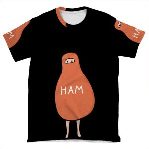 Ham : To Kill A Mockingbird Literally Scout Ham Halloween Costume AOP T-shirt Tee