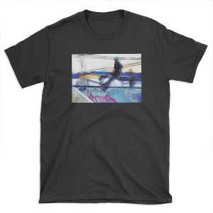 Hanging On - Stunt Scooter Artwork T-shirt Tee