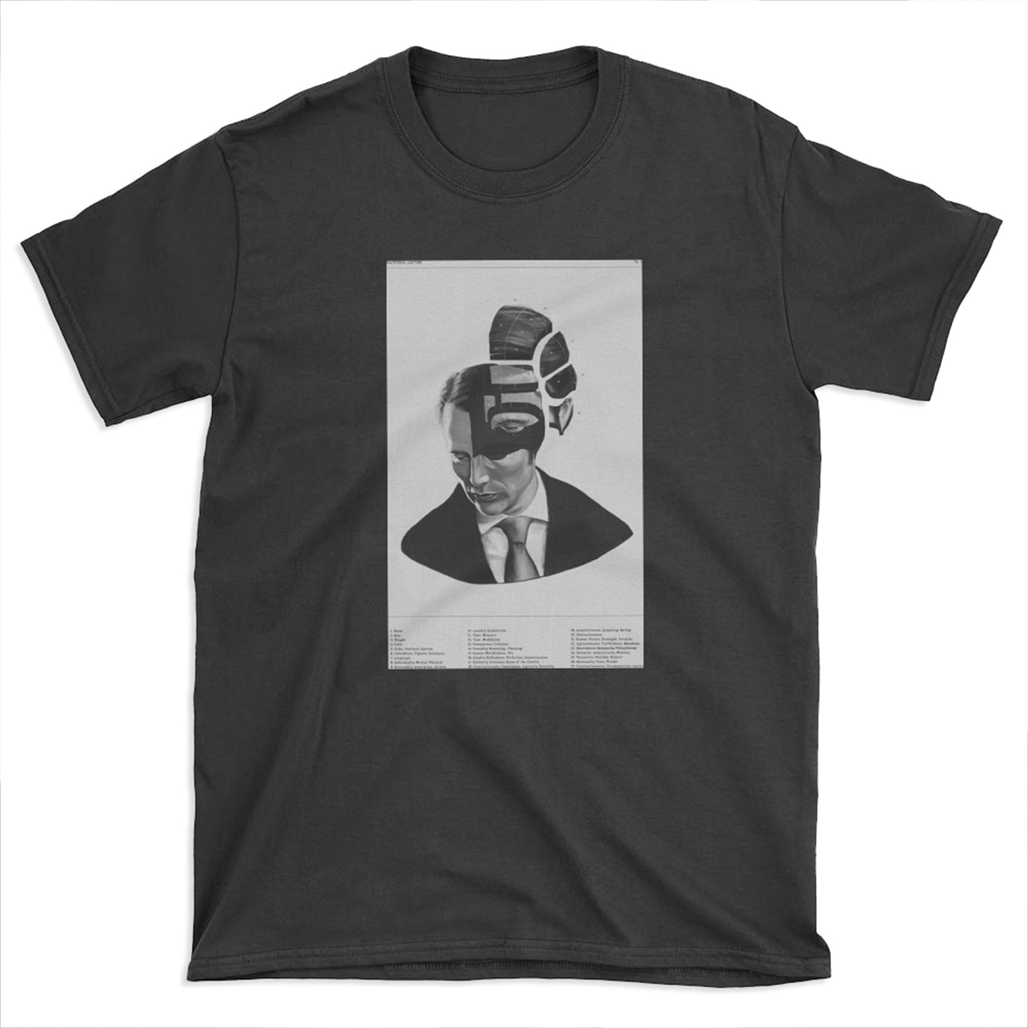 Hannibal Lecter Phrenology T-shirt Tee