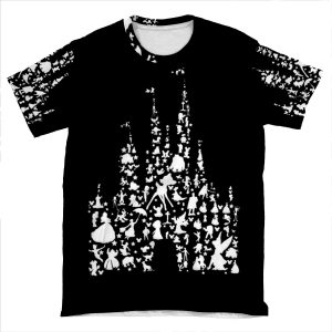 Happiest Castle On Earth Inverted AOP T-shirt Tee