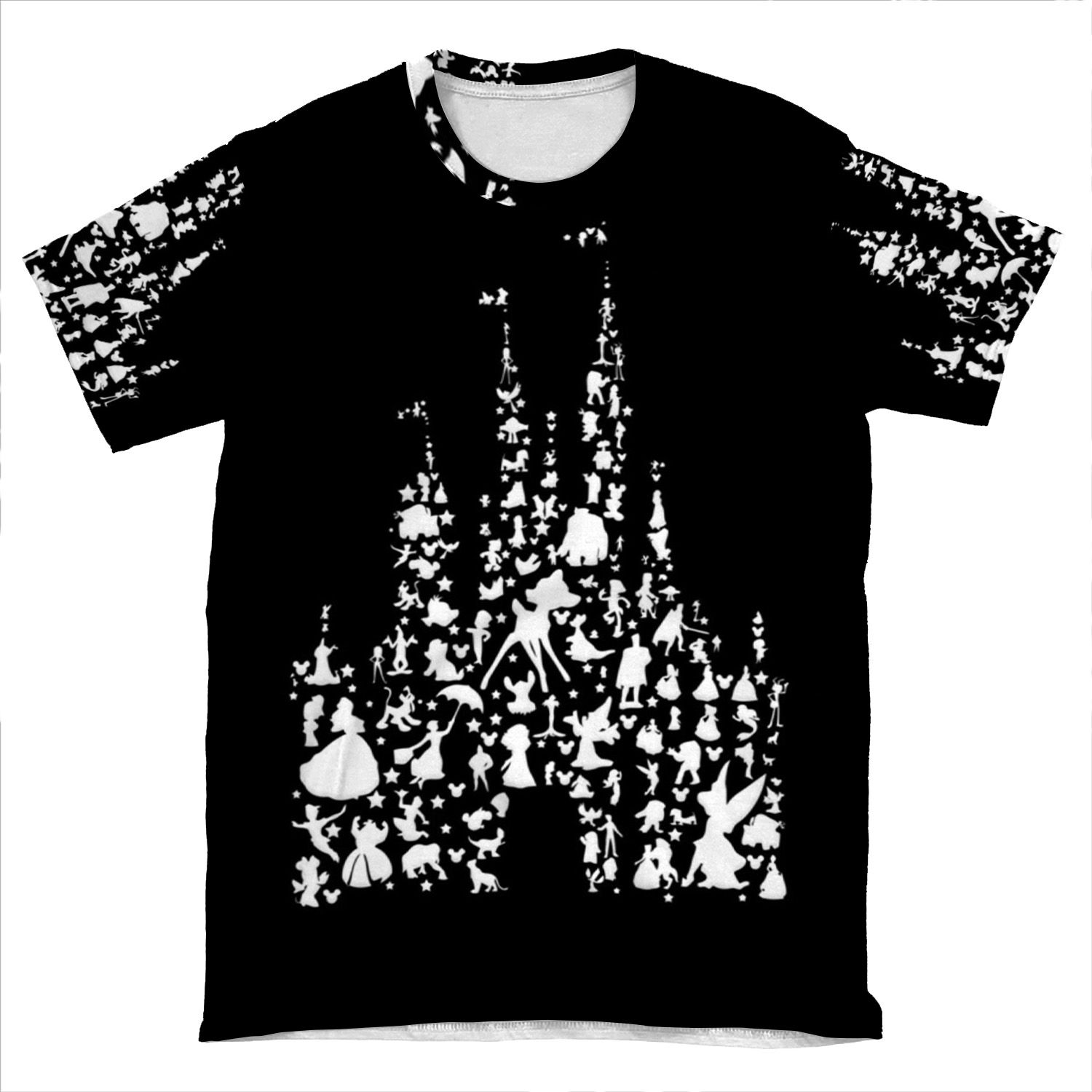 Happiest Castle On Earth Inverted AOP T-shirt Tee