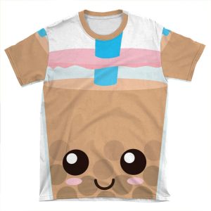 Happy Boba AOP T-shirt Tee