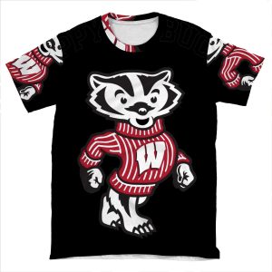 Happy-Go-Bucky AOP T-shirt Tee