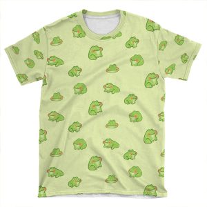 Happy Little Frogs AOP T-shirt Tee
