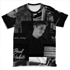 Hardin Scott Edit Print AOP T-shirt Tee