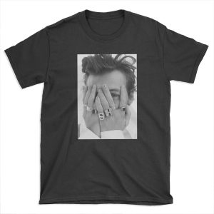 harrystyles black and white T-shirt Tee