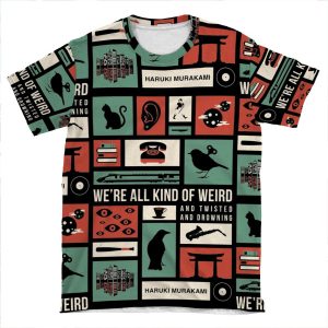 Haruki Murakami AOP T-shirt Tee