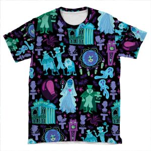 Haunted Mansion AOP T-shirt Tee