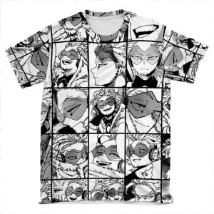 Hawks- Manga Black And White Version AOP T-shirt Tee