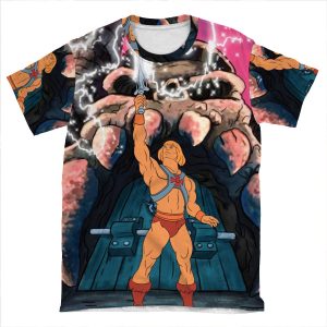 He-Man Transform Tribute AOP T-shirt Tee