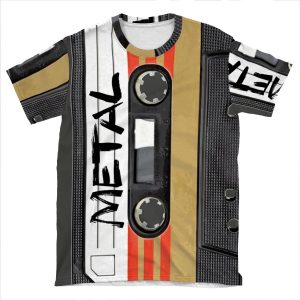 Heavy Metal Music Band Logo AOP T-shirt Tee