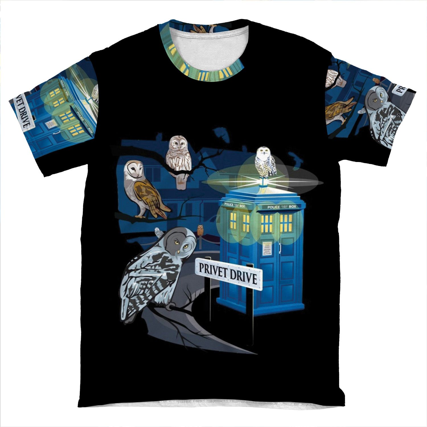 Hedwig Says ? AOP T-shirt Tee