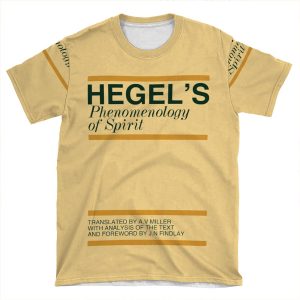 Hegel's Phenomenology Of Spirit AOP T-shirt Tee