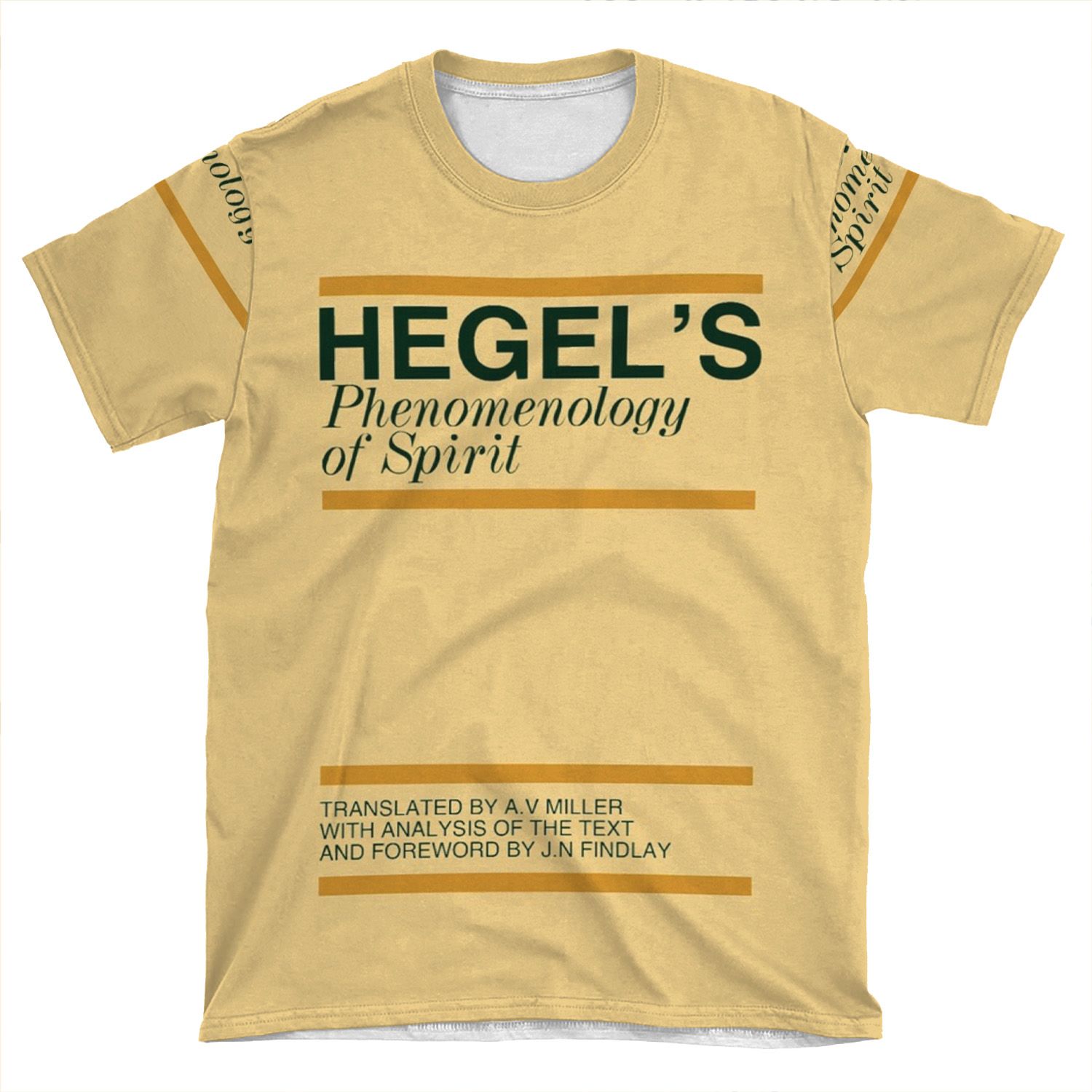 Hegel's Phenomenology Of Spirit AOP T-shirt Tee