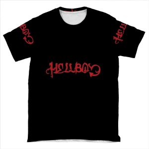 Hellboy-Lil Peep Logo Album AOP T-shirt Tee