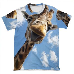 Hello Giraffe! AOP T-shirt Tee