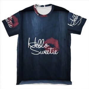 Hello Sweetie AOP T-shirt Tee