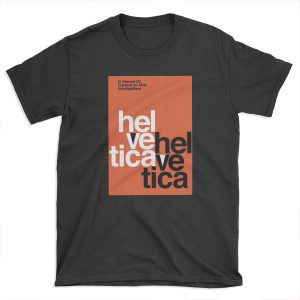 Helvetica Vintage T-shirt Tee