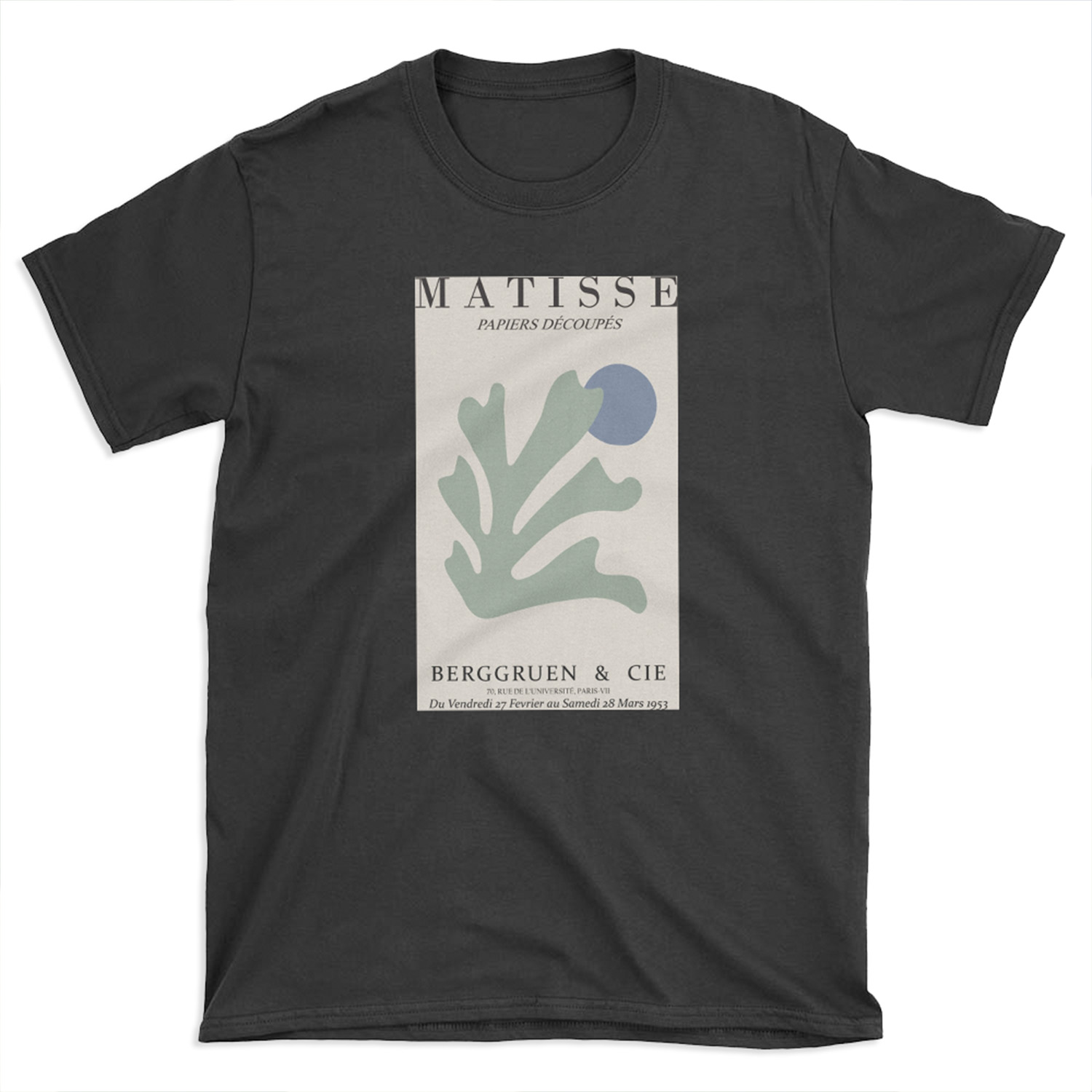 Henri Matisse - Algae Cutout - Papiers Découpés - New T-shirt Tee