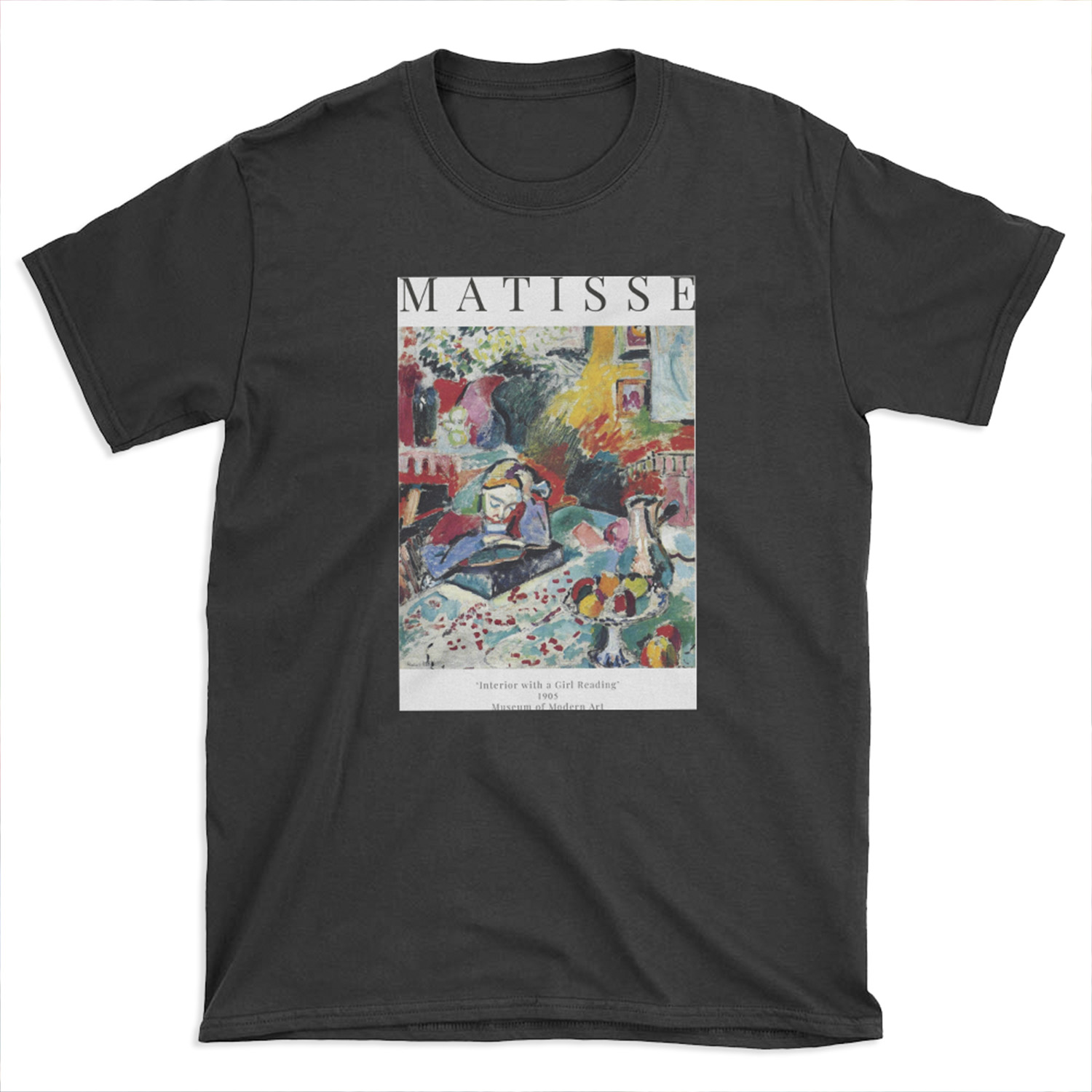 Henri Matisse - Interior with a Girl Reading - Exhibition T-shirt Tee