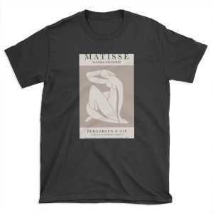 Henri Matisse, Papiers Découpés Art Brown Color, Matisse cutout Beige print, Art Exhibition Print T-shirt Tee