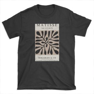 Henri Matisse - The Cutouts - Brown & Black - Prints T-shirt Tee