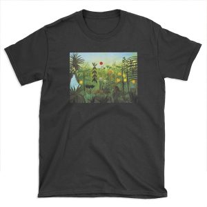 Henri Rousseau "Exotic Landscape with Lion and Lioness in Africa", 1903-1910 T-shirt Tee