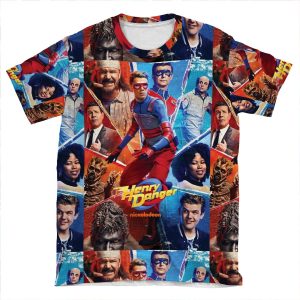 Henry Danger Merch - Nickelodeon AOP T-shirt Tee