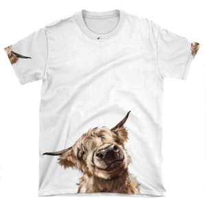 Highland Cow AOP T-shirt Tee